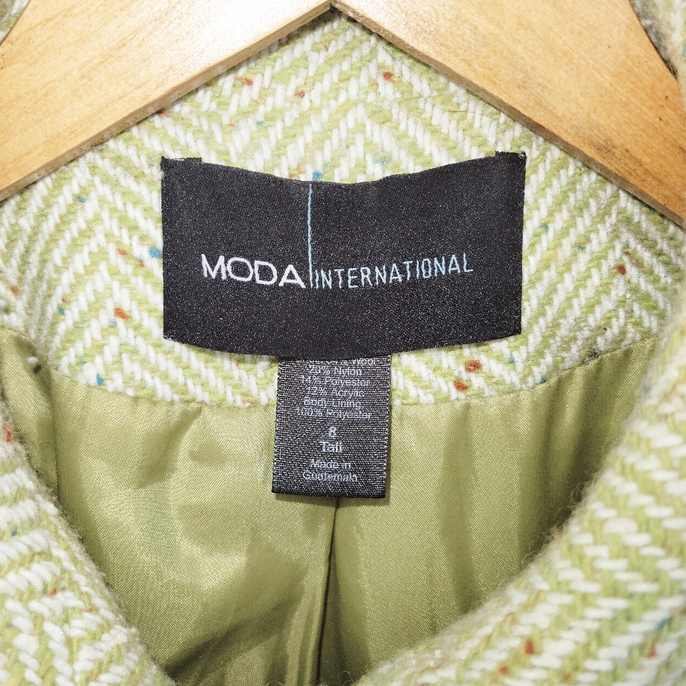 MODA International Green Coat - Picture 11 of 14